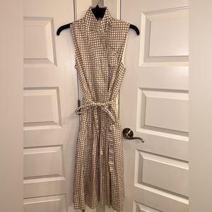 ANN KLIEN Polka Dot Midi wrap dress